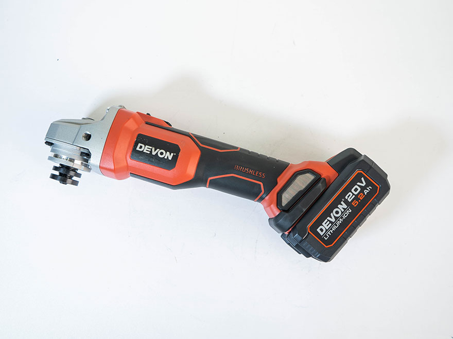 大有锂电角磨机